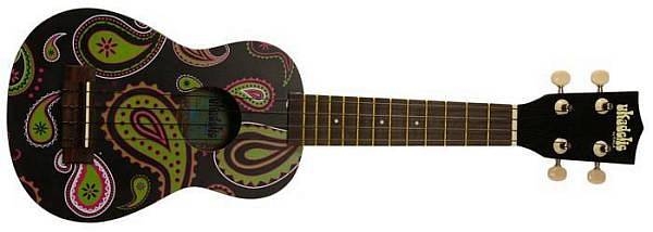 kala makala ukulele soprano ukadelic mk sbpaisley grafica black paisley