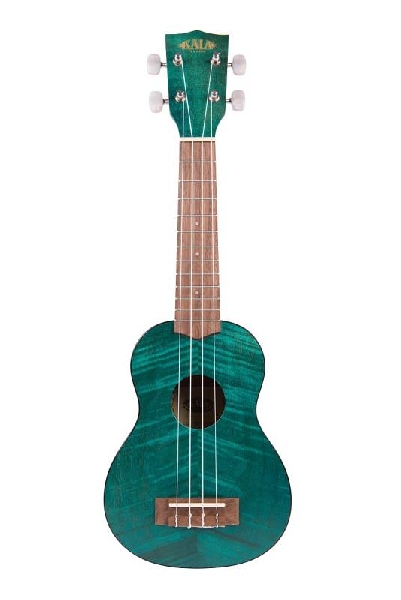 kala ka semb ukulele soprano exotic mahogany blue   con borsa