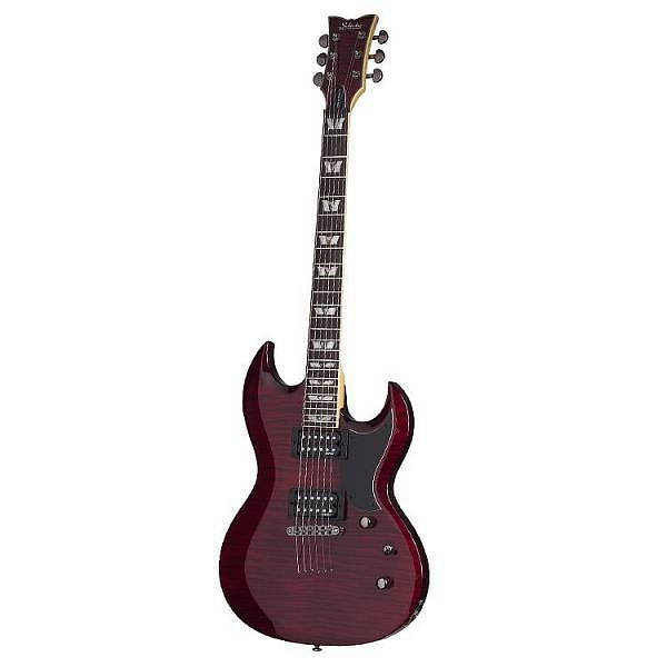 schecter omen extreme s ii bch black cherry