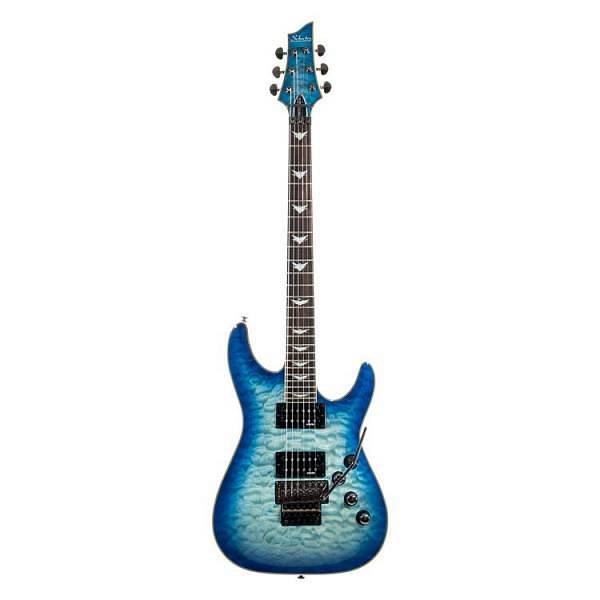 schecter omen extreme 6 fr obb ocean blue burst