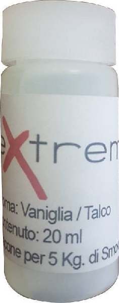 extreme aroma vaniglia e talco flacone da 20 ml per 5 kg di fumo