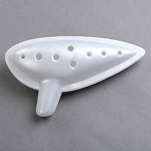 extreme ocarina in do in plastica bianca   extok1