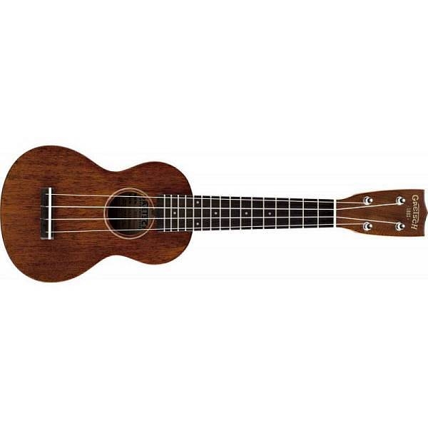 gretsch g9100l soprano long neck ukulele vintage mahogany stain