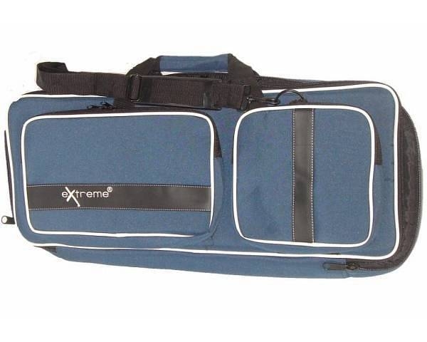 extreme bagkb148 borsa imbottita per tastiera 148x45x17 colore blu