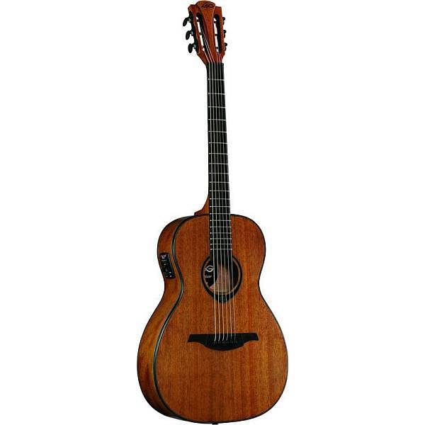 lag guitars t77pe   chitarra acustica parlour elettrificata