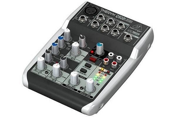 behringer xenyx q502usb   mixer compatto