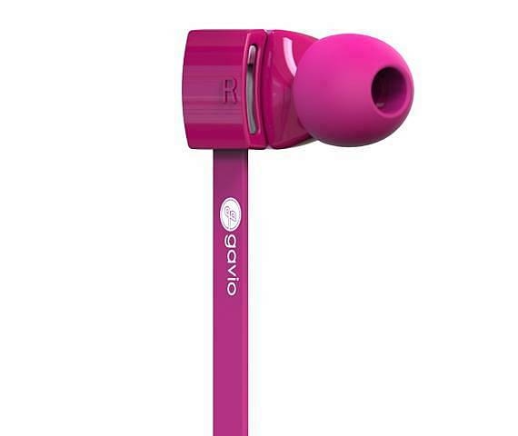 gavio new gazz   cuffie auricolari con microfono   rosa