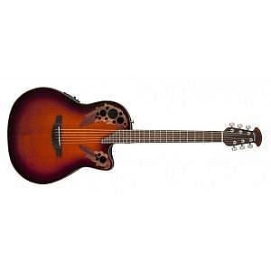 ovation ce 44 1 celebrity elite mid cutaway sunburst   chitarra acustica elettrificata