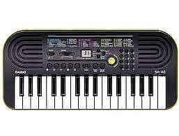 casio sa 46   mini tastiera arranger per la scuola