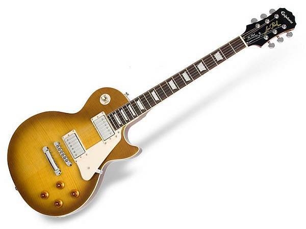 epiphone les paul standard plus top pro honeyburst hb