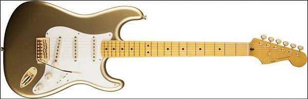 squier by fender 6th anniversary classic vibe 50s strat aztec gold