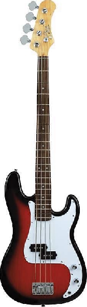 eko vpb 100 lh left handed sunburst mancino