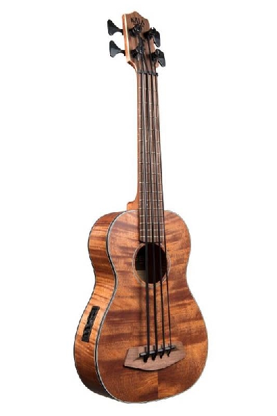 kala ubass em fs   ukulele exotic mahogany elettrificato   con borsa