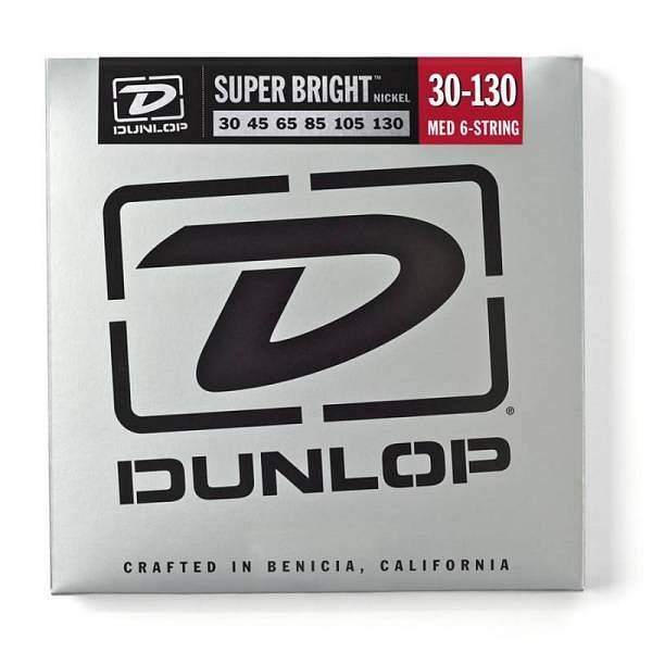 dunlop dbsbn30130 super bright 6 corde nickel