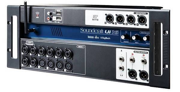 soundcraft ui16   mixer digitale controllato wi fi da remoto