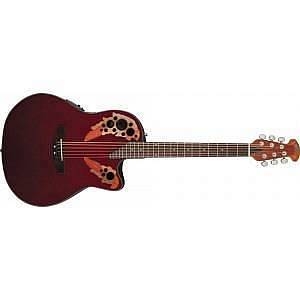 applause by ovation elite mid cutaway ruby red