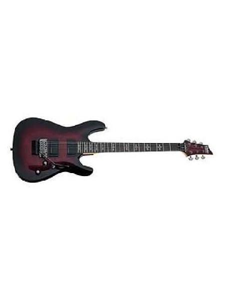 schecter demon 6 fr crb crimson red burst