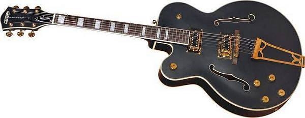 gretsch g5191bk tim armstrong electromatic lh gold hardware flat black