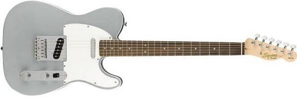 squier by fender affinity telecaster lrl slick silver