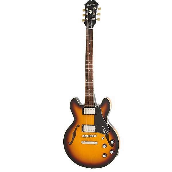 epiphone es 339 pro vs vintage sunburst   chitarra semiacustica versione ridotta della 335