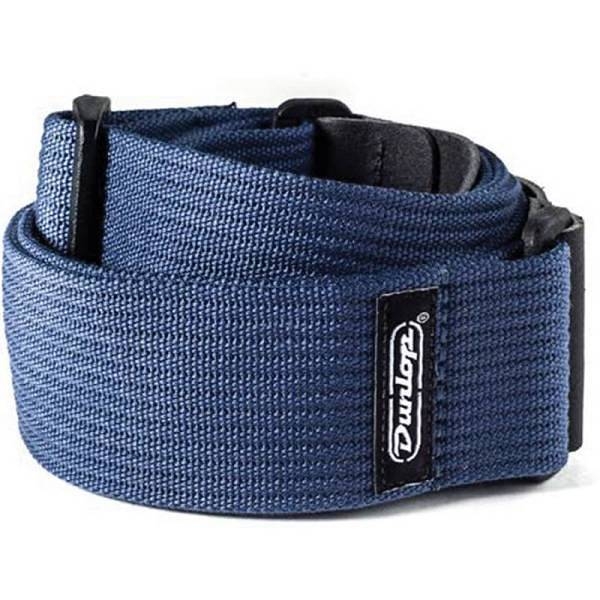 dunlop d27 01nv strap ribbed cotton navy blue