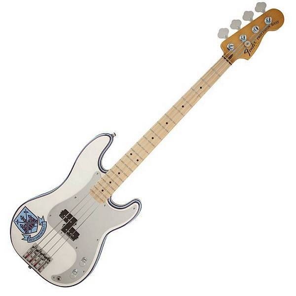 fender steve harris precision bass olympic white