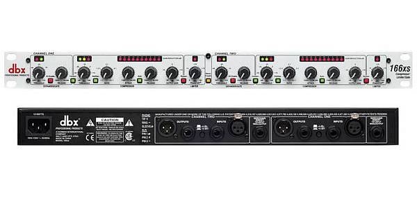 dbx 166xs compressore gate limiter professionale