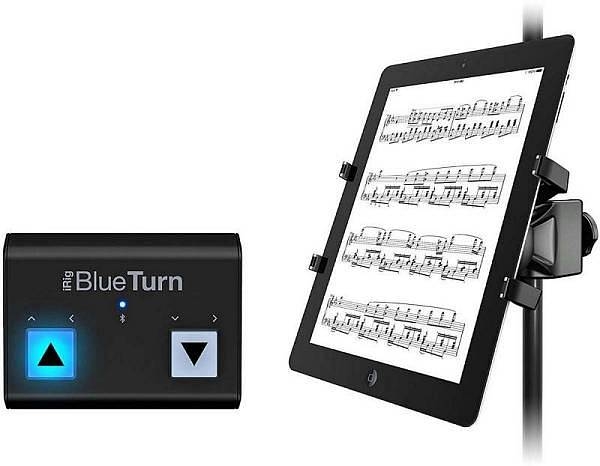 ik multimedia bundle irig blueturn  iklip xpa   sistema leggio da tablet