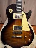 chitarra elettrica eko vl-480 honey burst flamed les paul