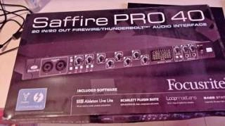 interfaccia audio/midi focusrite saffire pro 40 come nuova