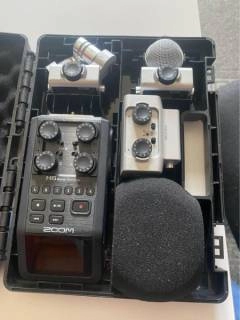 zoom h6 handy recorder + kit microfoni