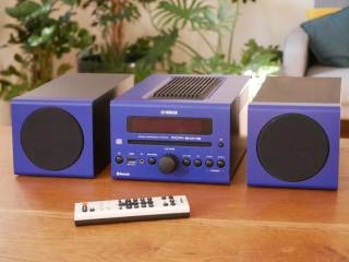 yamaha mcr-b043 iconico micro-component stereo blu