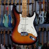 fender - american standard stratocaster mn sunburst + lindy fralin pickups - spedizione gratis