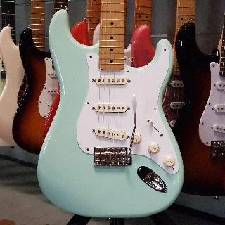 fender - classic 50 stratocaster mex surf green - spedizione gratis