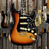 fender - custom shop srv stevie ray vaughan signature stratocaster relic - spedizione gratis