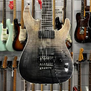 schecter - c7 fr black fade burst - spedizione gratis