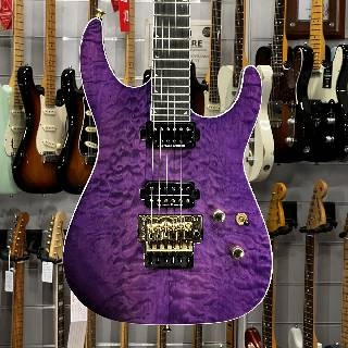 jackson - pro soloist sl2q mah eb transparent purple - spedizione gratis