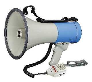 karma gt 1228usb - megafono con registratore da 25w usb/sd/mp3