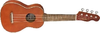 fender venice soprano ukulele walnut fingerboard natural