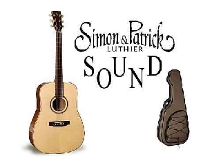 simon & patrick showcase mahogany con pickup aer (simile a martin d-16) - made in canada