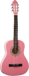 eko cs-5 pink - chitarra classica tre quarti