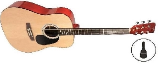 oqan qga-16 gb natural - chitarra acustica dreadnought