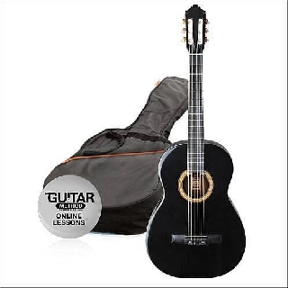 ashton spcg34-bk - kit per imparare la chitarra classica tre quarti