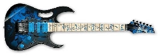 ibanez jem77p-bfp premium - blue floral pattern - steve vai signature - c/astuccio