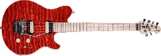 sterling by music man ax4-trd - translucent red