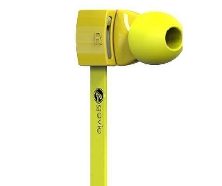 gavio new gazz - cuffie auricolari con microfono - gialli