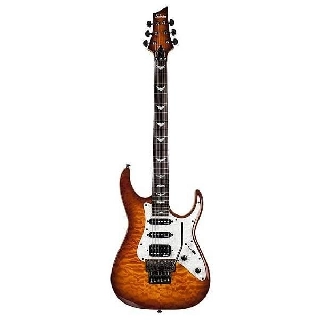 schecter banshee extreme 6 fr vsb vintage sunburst