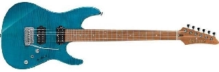 ibanez mm1-tab transparent aqua blue - martin miller signature