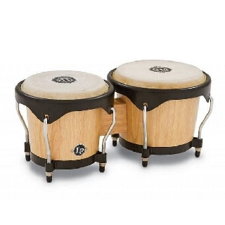 latin percussion city bongos lp601ny-aw satinato naturale