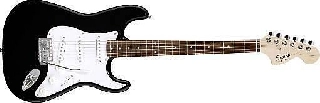 squier by fender affinity stratocaster rw black